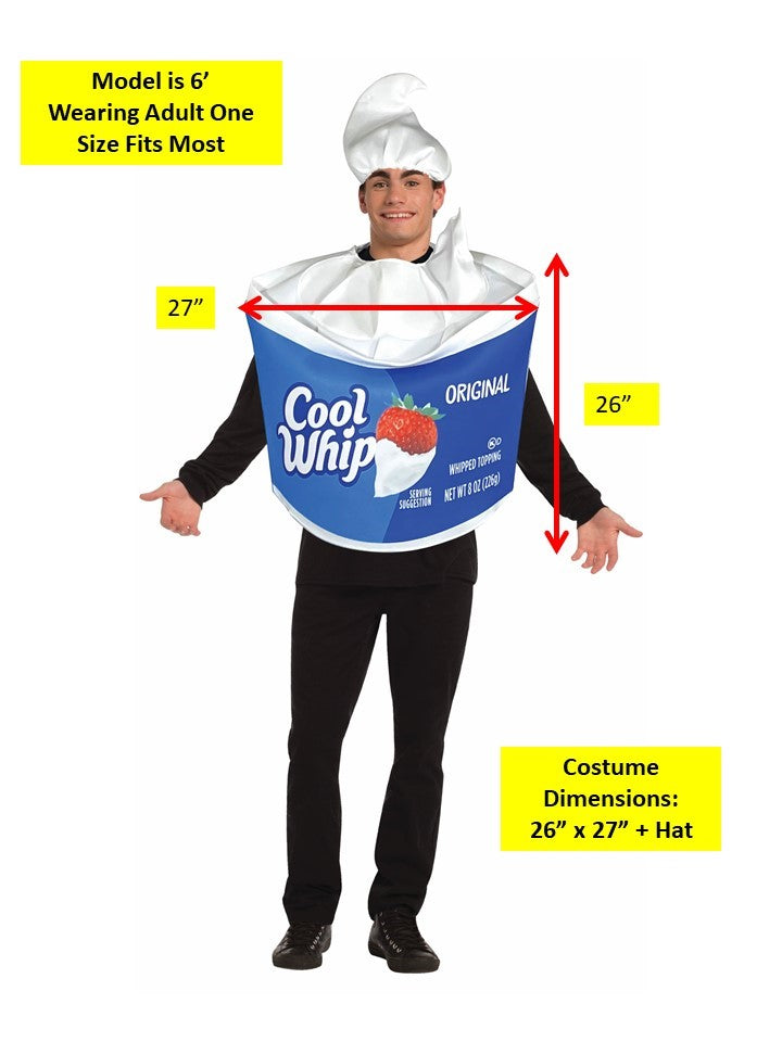Rasta Imposta Kraft Cool Whip Kostüm Erwachsene Einheitsgröße Tunika