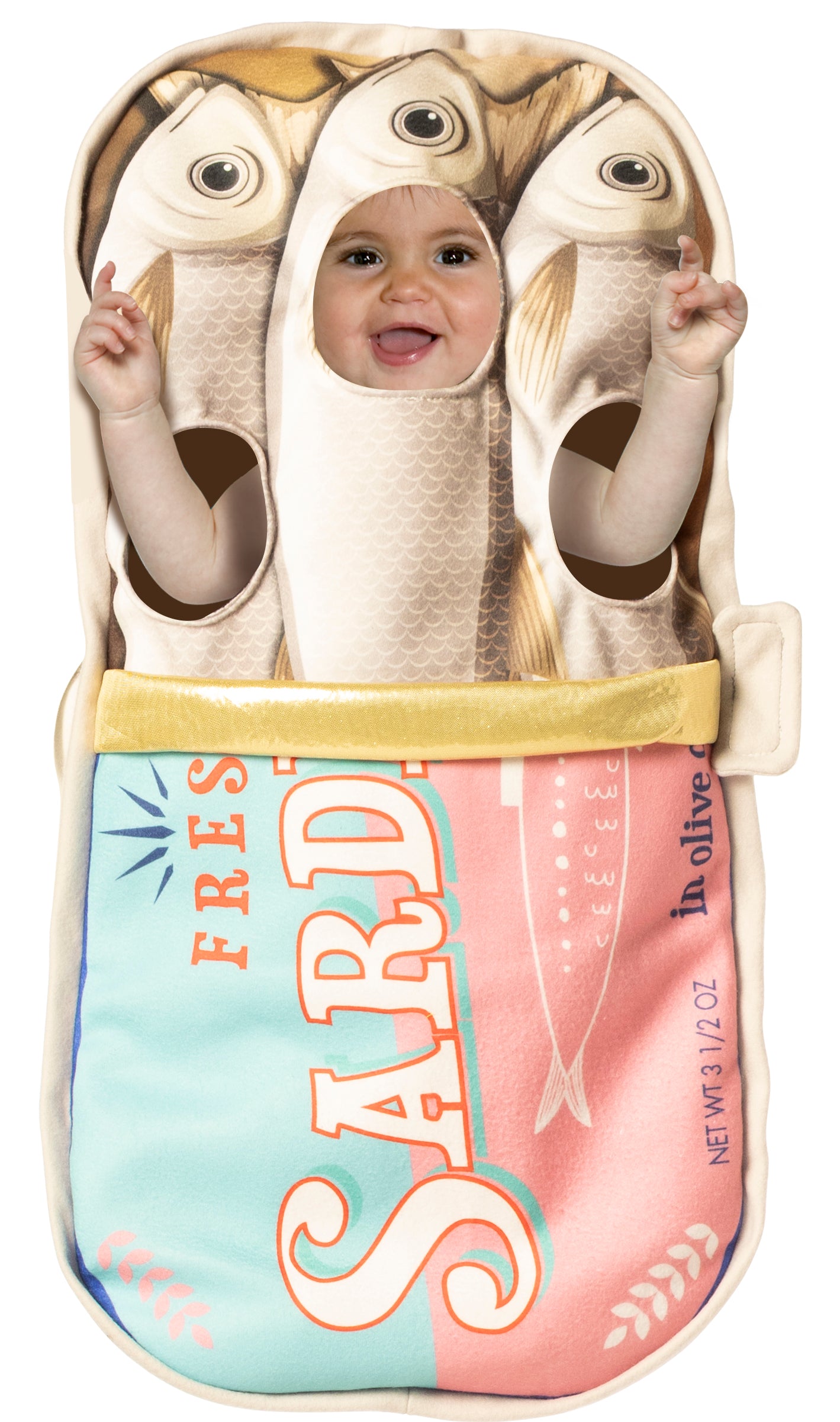 Rasta Imposta Sardines Babykostüm Dose Gr. 3-9 Monate