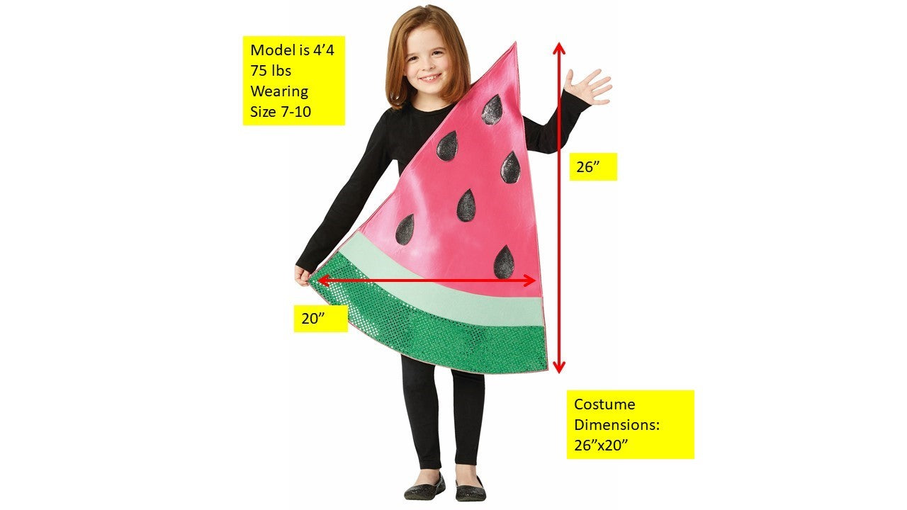 Rasta Imposta Watermelon Slice Kostüm Kinder 7-10