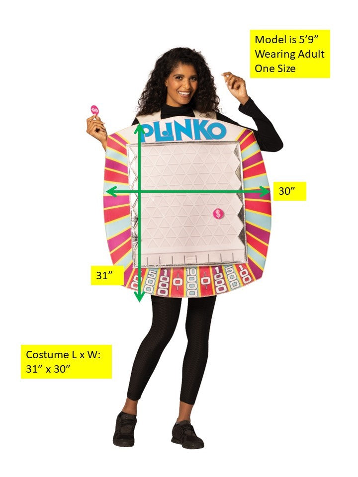 Rasta Imposta Plinko Spiel Kostüm Einheitsgröße Unisex