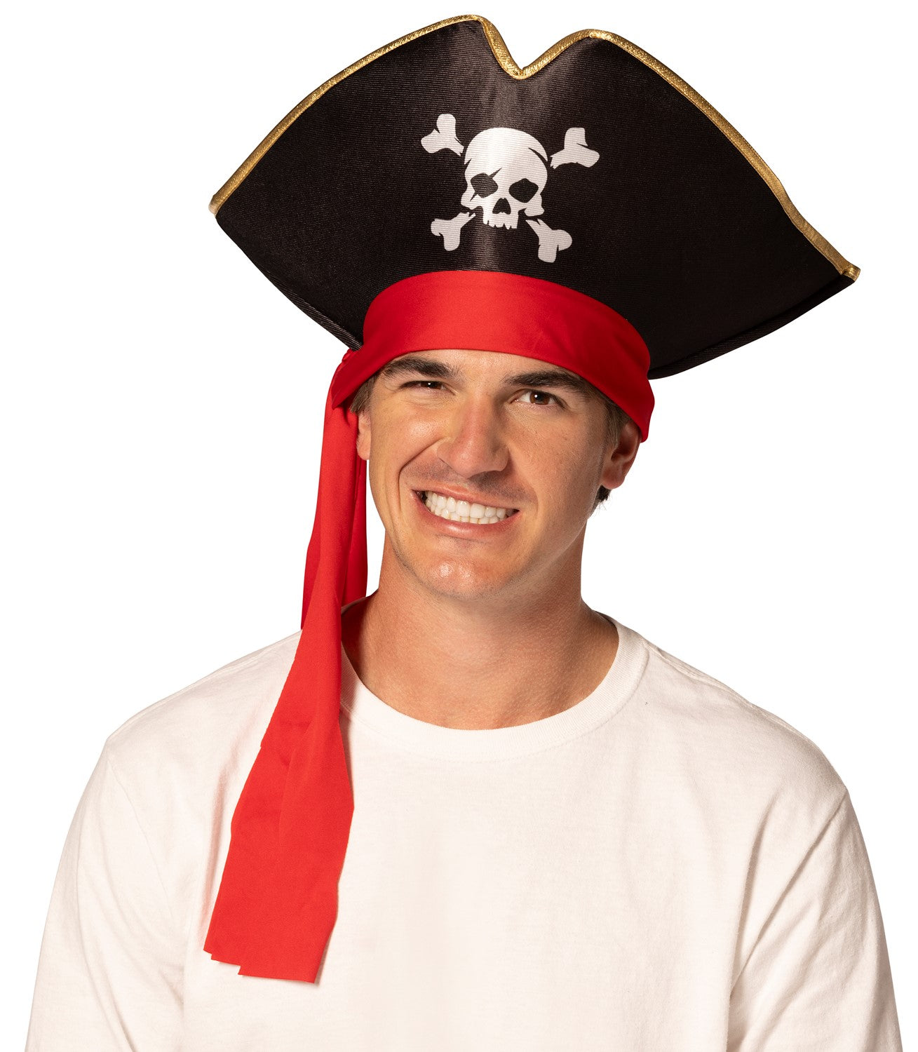 Rasta Imposta Piratenhut Totenkopf schwarz Einheitsgröße