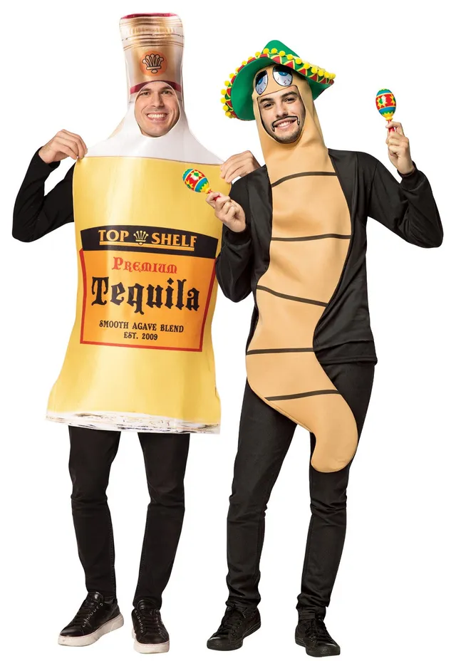Rasta Imposta Tequila Bottle Worm Paarkostüm One Size