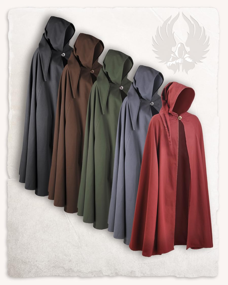Mytholon Gora Umhang mit Kapuze bordeaux Canvas