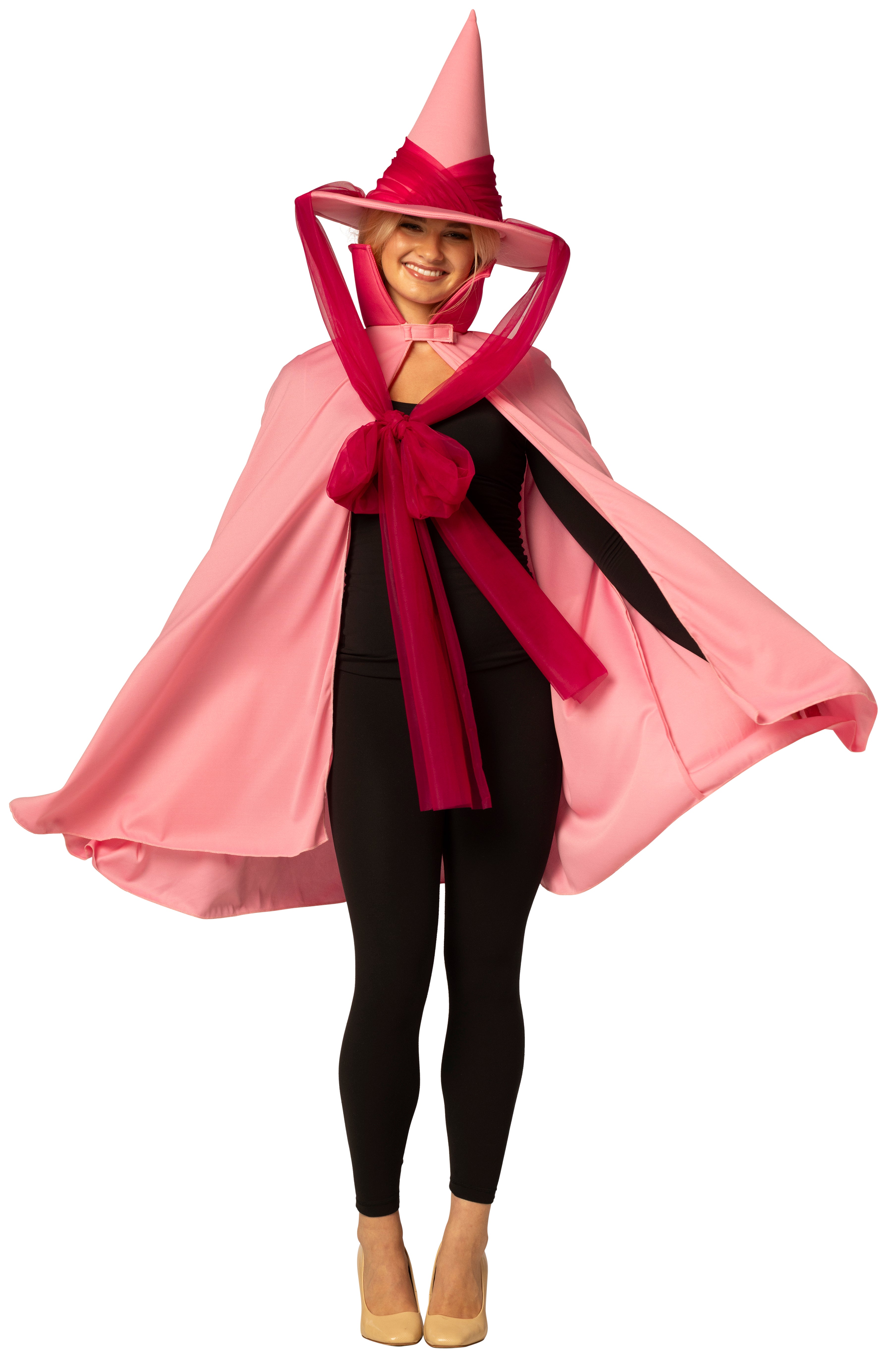 Rasta Imposta Fairy Godmother Feenkostüm Rosa One Size mit Stab