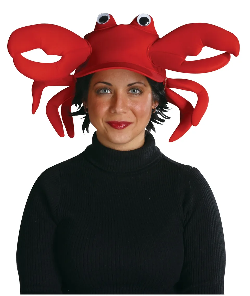 Rasta Imposta Crab Hat Krabben Hut Einheitsgröße Rot