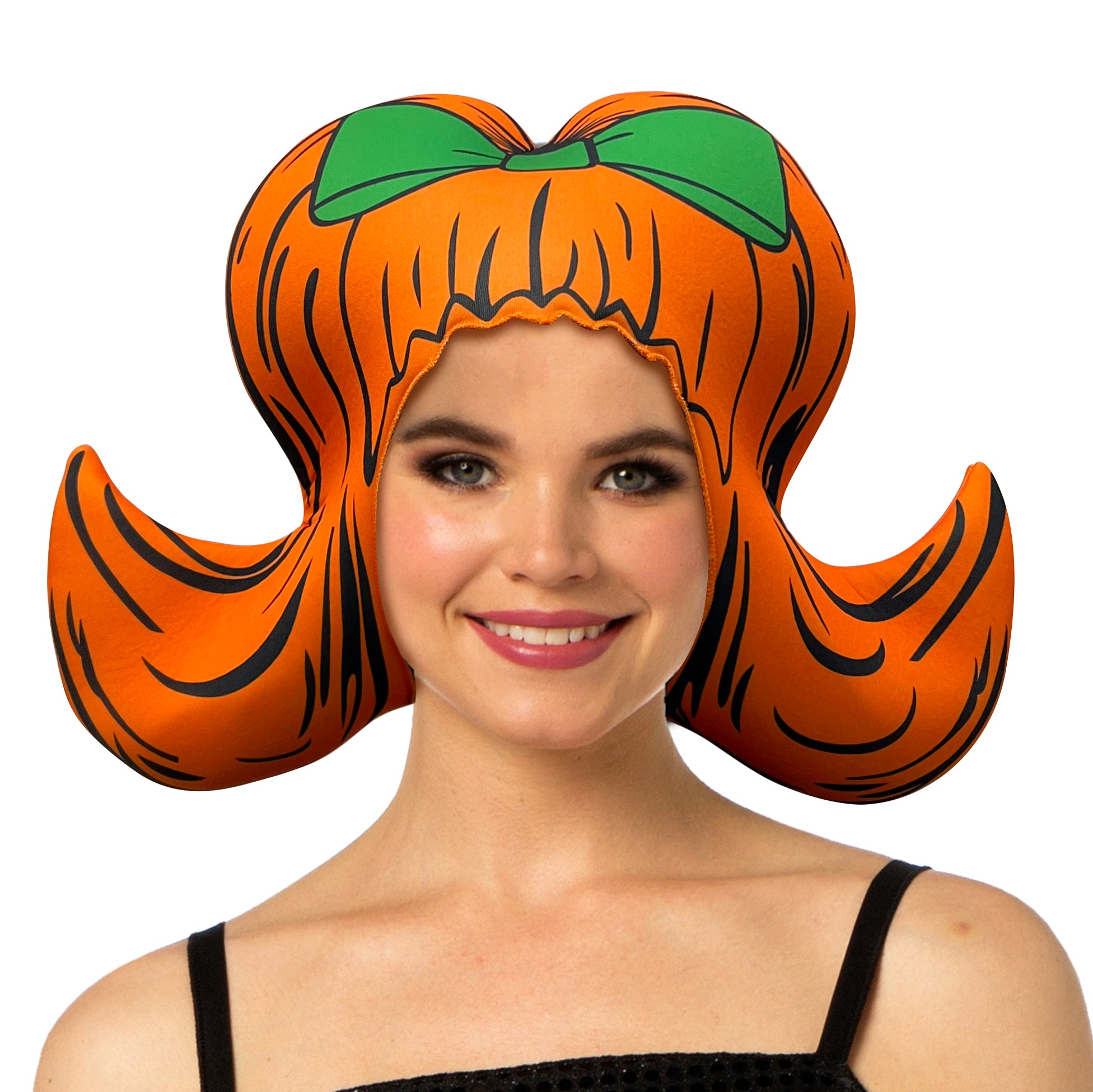 Rasta Imposta Orange Bouffant Cartoon Perücke Einheitsgröße