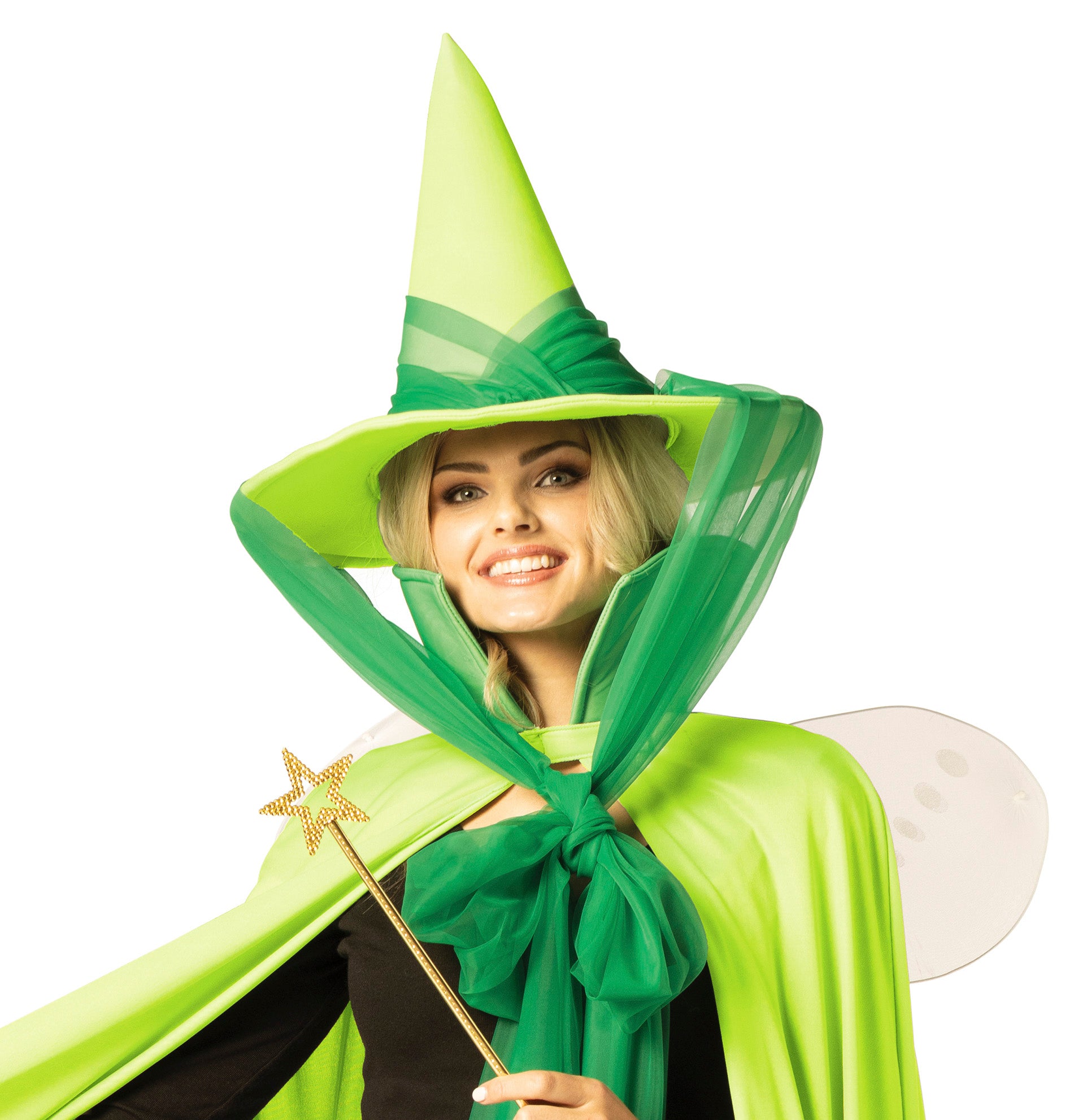 Rasta Imposta Fairy Godmother Fee Kostüm Grün 4-tlg One Size