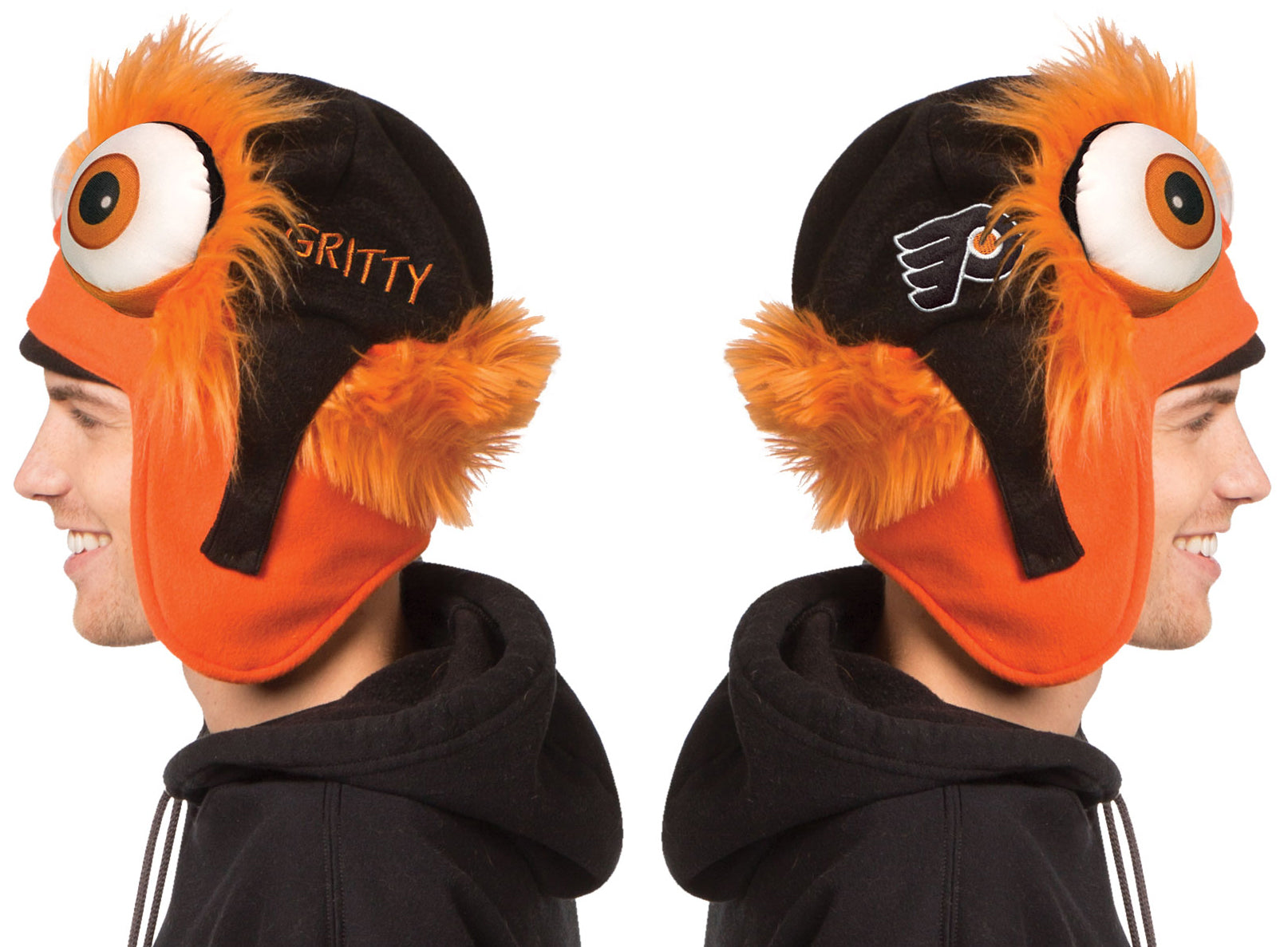 Rasta Imposta Gritty Trapper Hat Mütze Einheitsgröße orange Fleece