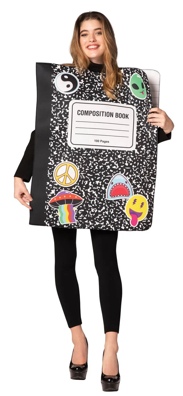 Rasta Imposta Composition Notebook Kostüm Einheitsgröße