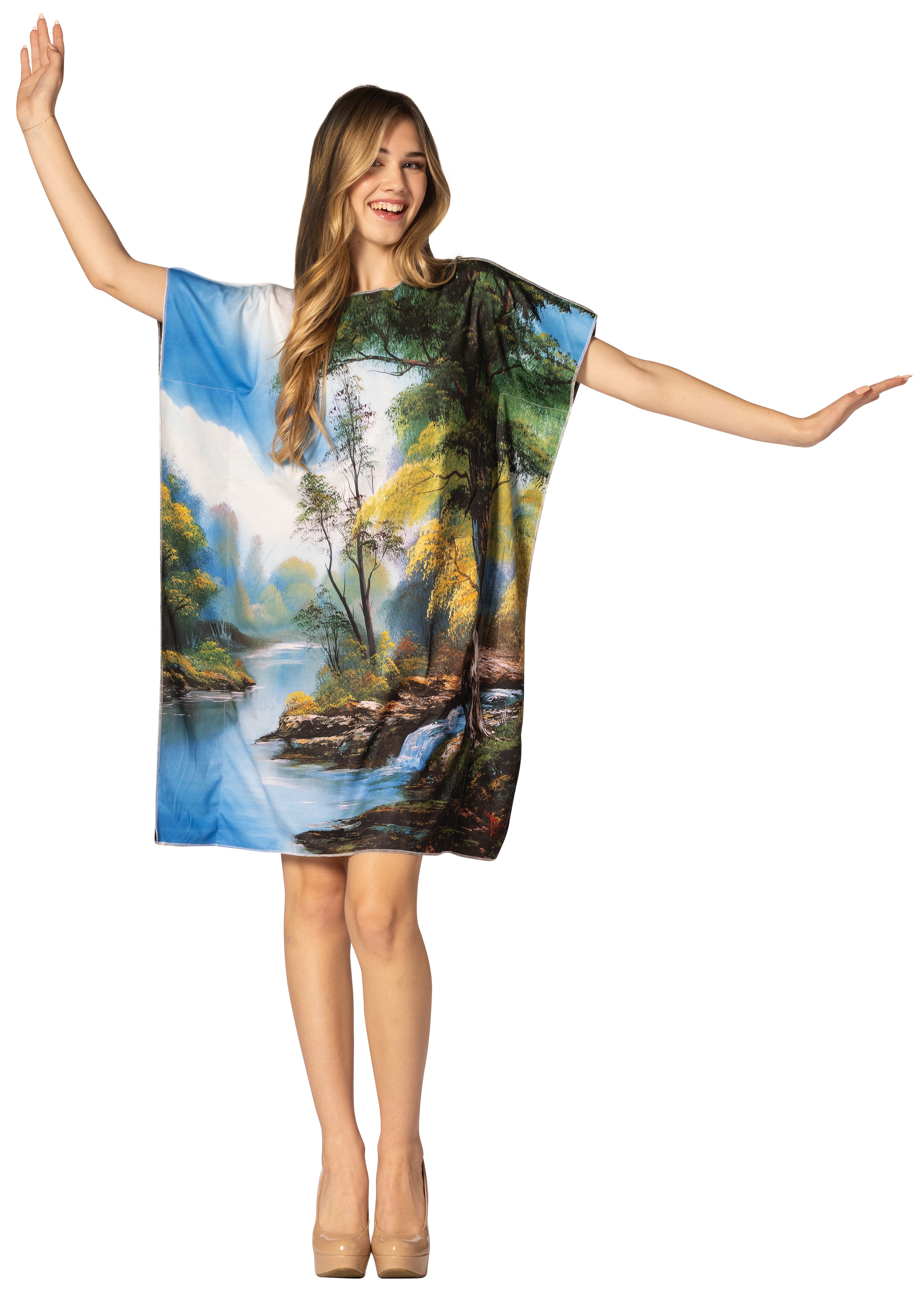 Rasta Imposta Landscape Painting Dress Kostüm Gr. 4-10