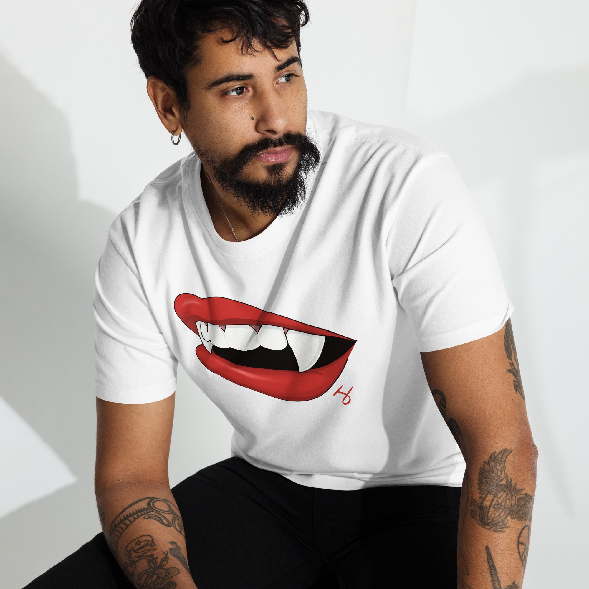 Black Snake Emdoe Heavyweight Tee Baumwolle Fang Motiv