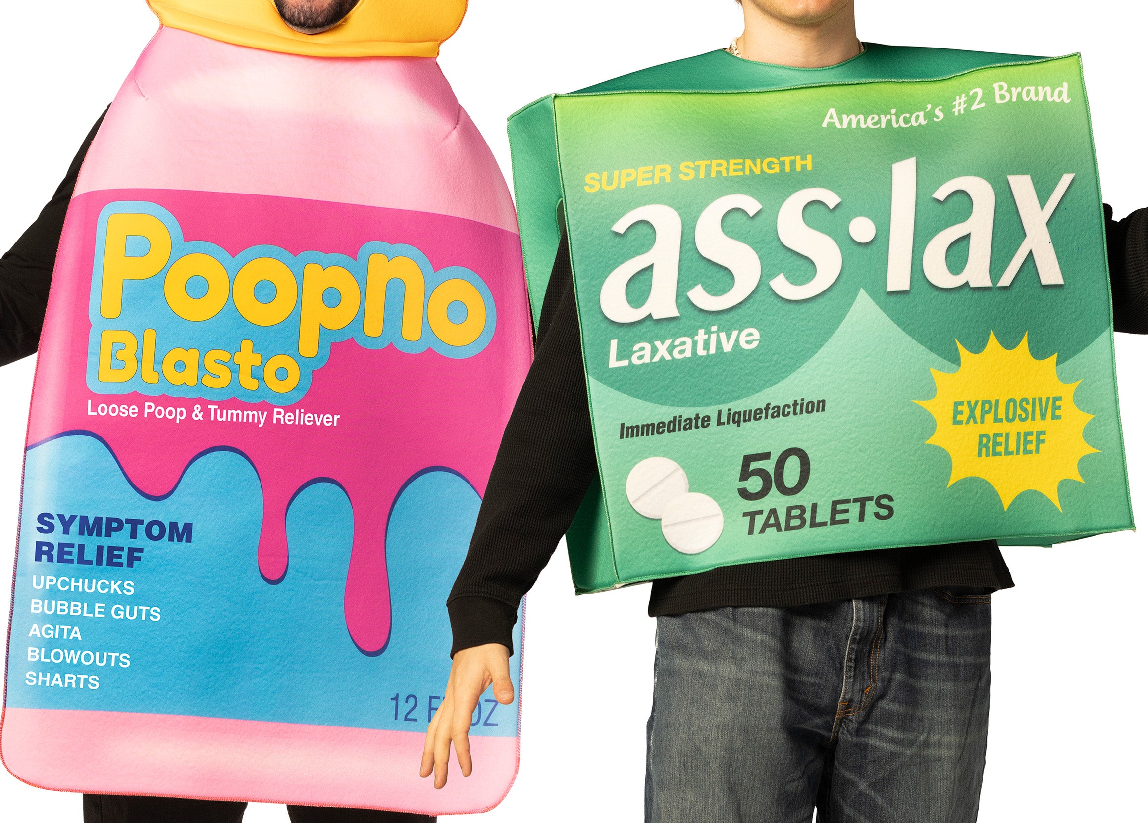 Rasta Imposta Abführmittel & Poop Paarkostüm Einheitsgröße