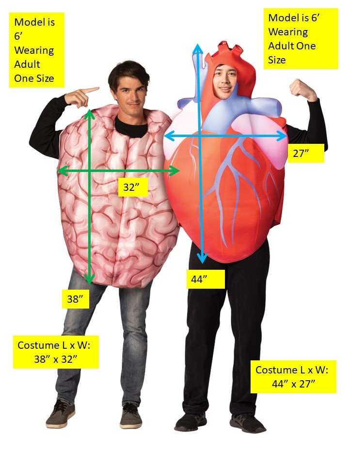 Rasta Imposta Heart & Brain Paarkostüm Tunika OS