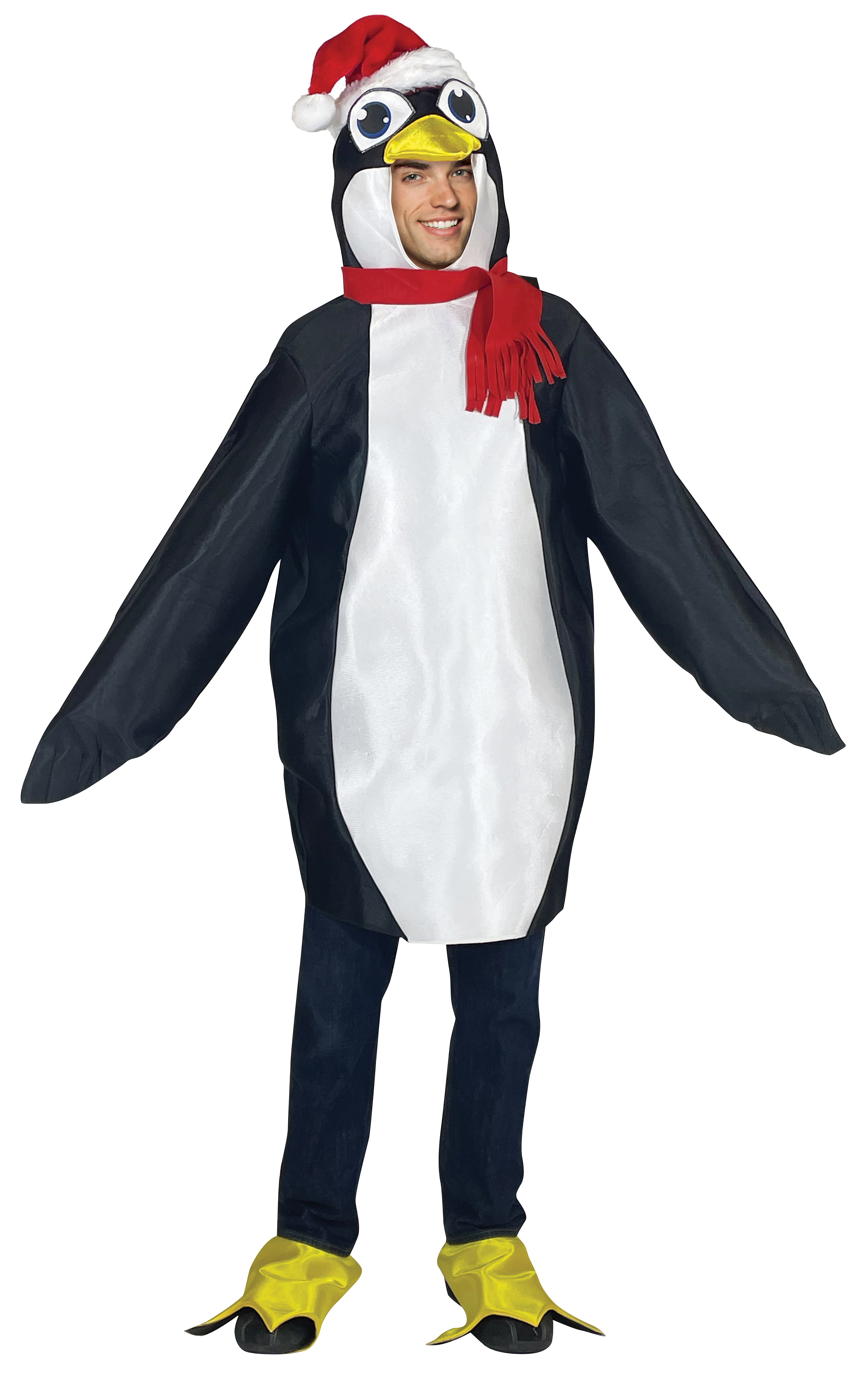 Rasta Imposta Ultimate Penguin Santa Hat Kostüm Einheitsgröße