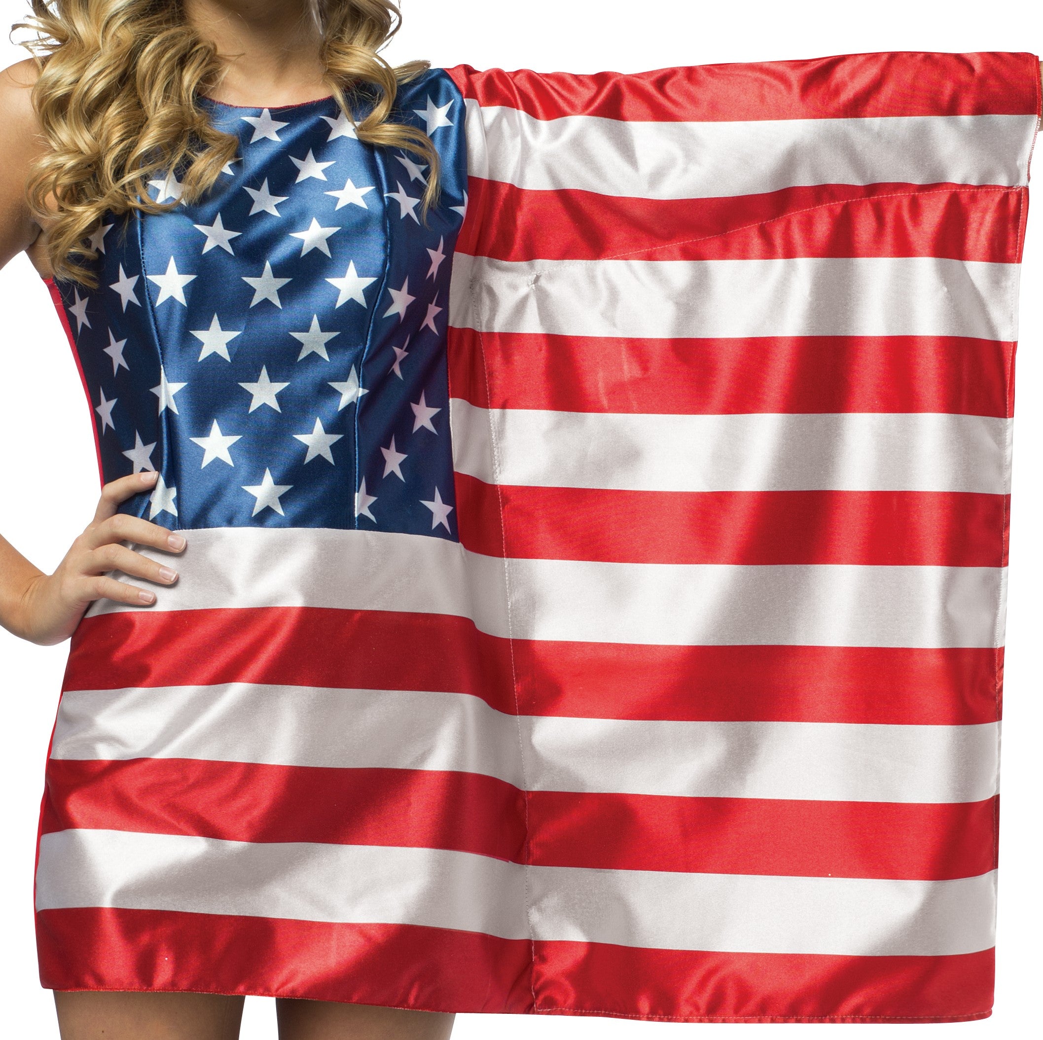 Rasta Imposta USA Flaggen Kleid Teen 13-16 Sternenbanner