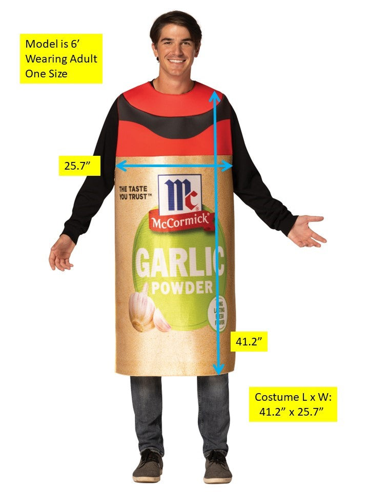 Rasta Imposta McCormick Garlic Powder Kostüm Einheitsgröße