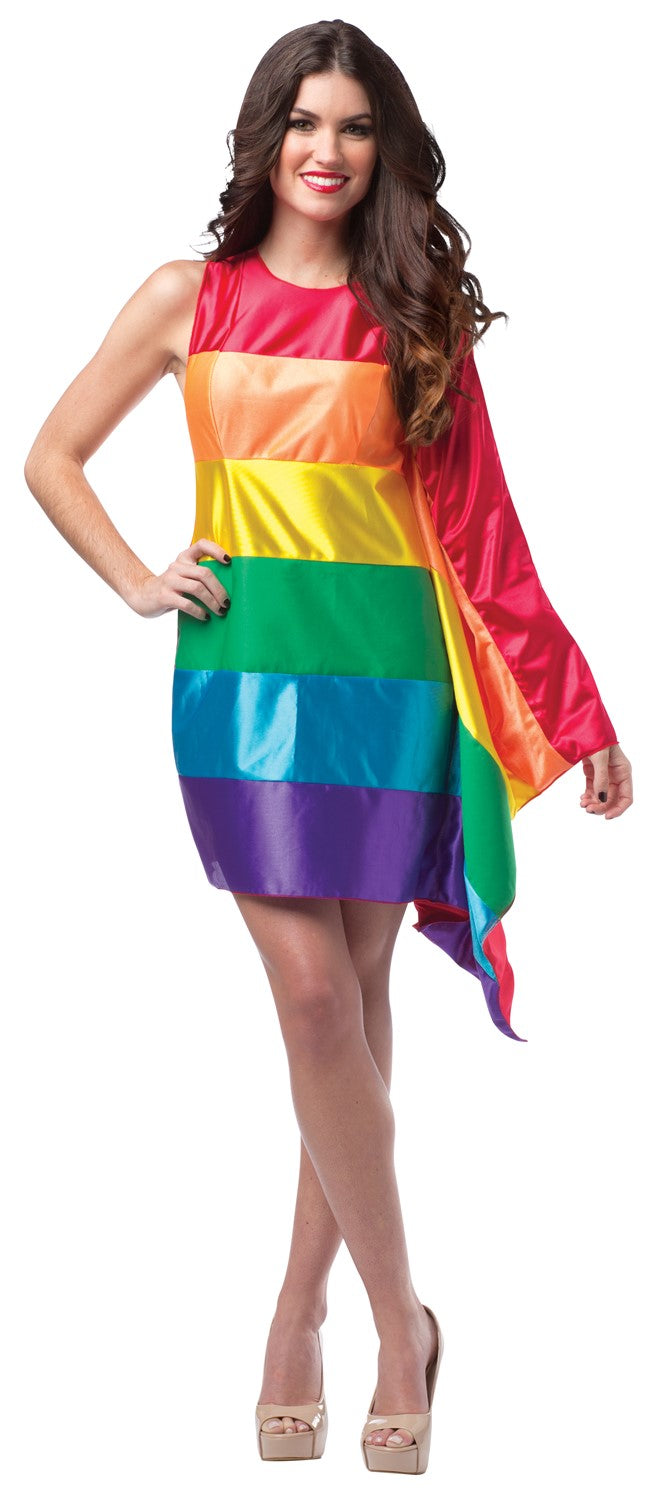 Rasta Imposta Rainbow Flag Pride Dress Damenkostüm Gr. 4-10