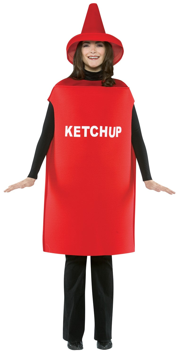 Rasta Imposta Ketchup Kostüm Erwachsene Einheitsgröße Tunika rot