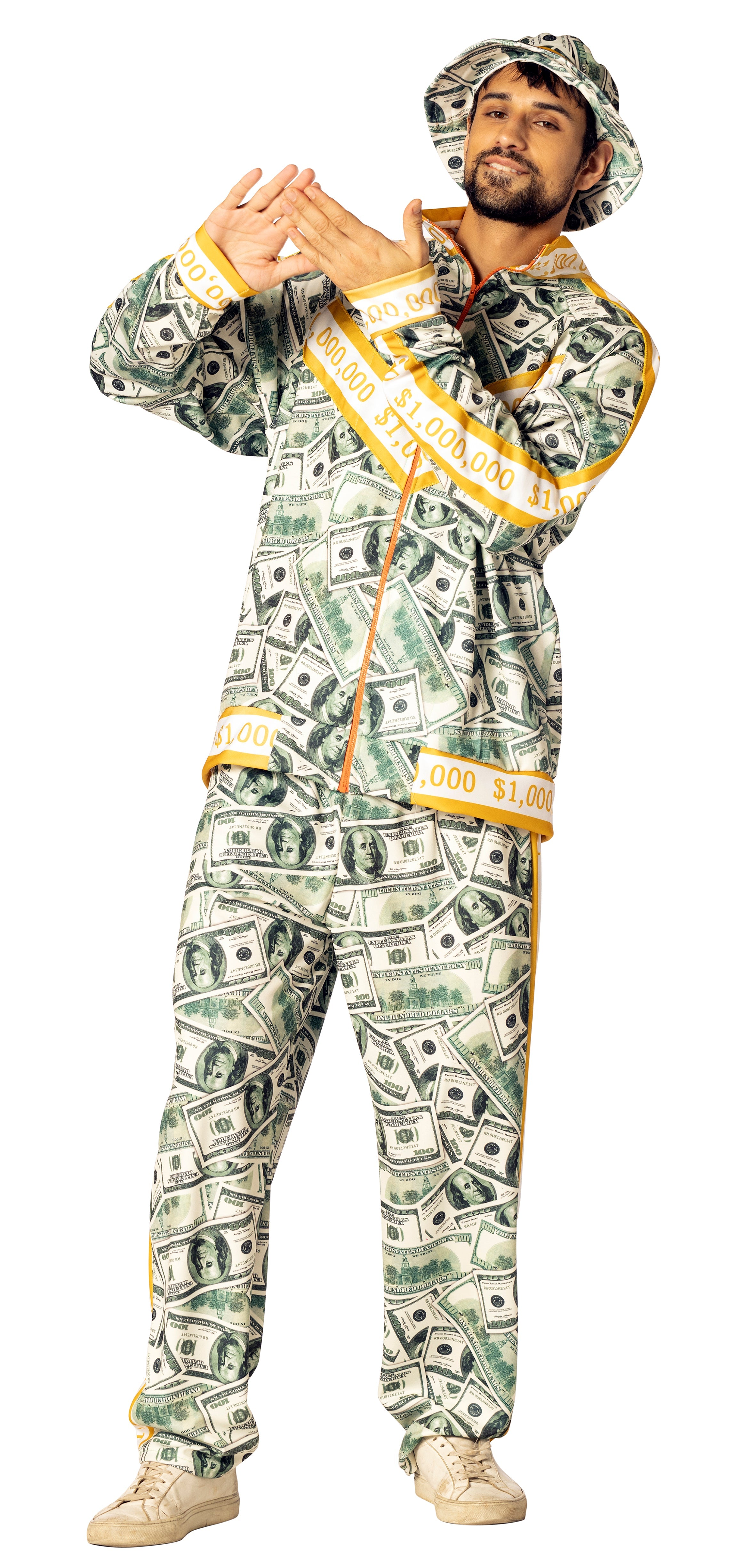 Rasta Imposta Money Suit Geld Kostüm Herren L-XL mit Hut
