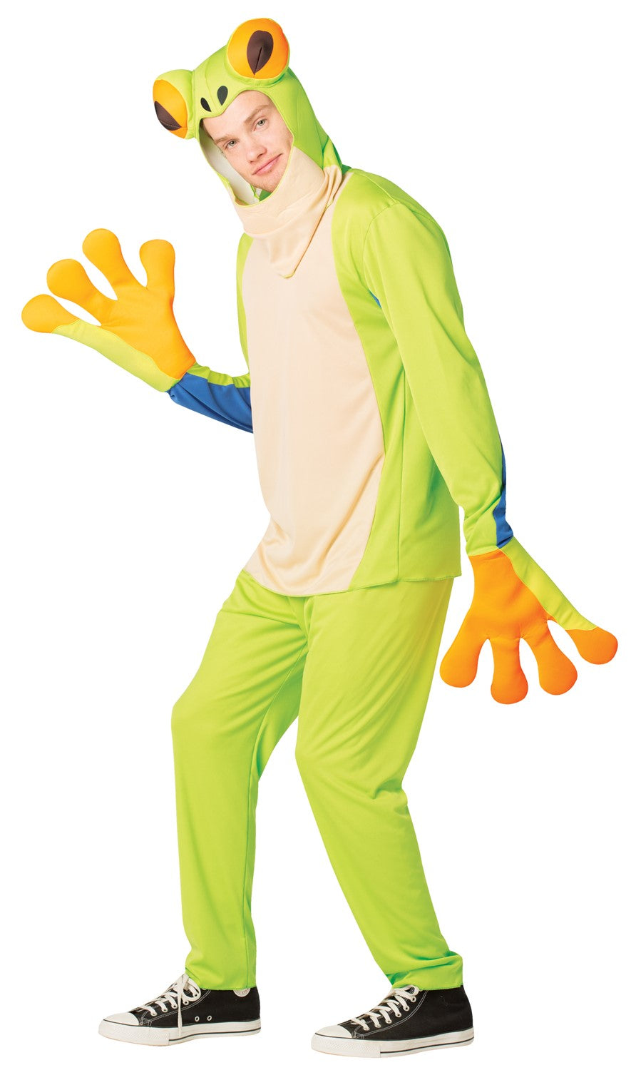 Rasta Imposta Tree Frog Erwachsenenkostüm Einheitsgröße Frosch