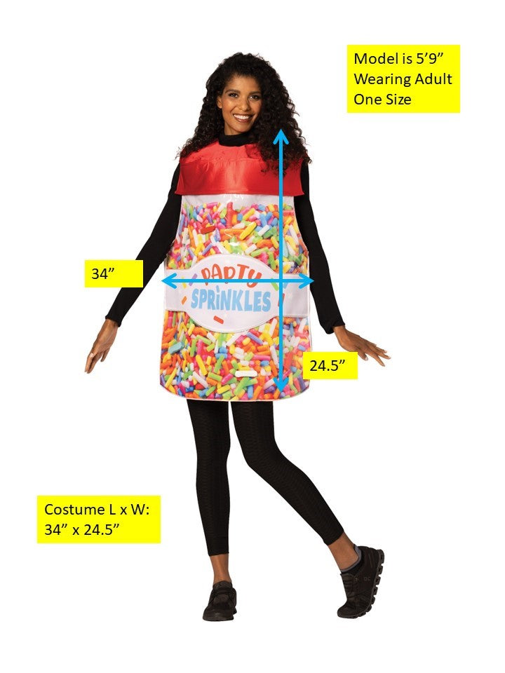 Rasta Imposta Party Sprinkles Streusel-Kostüm One Size