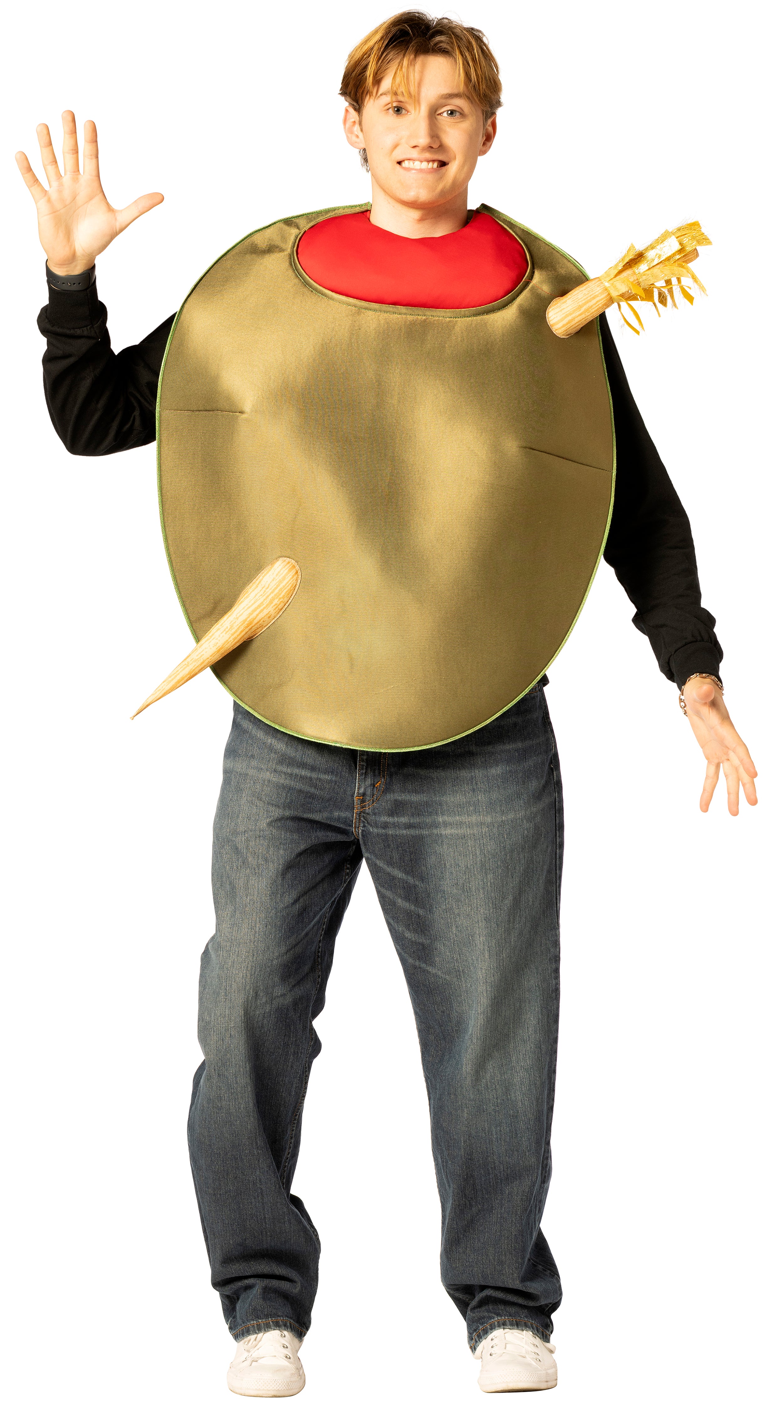 Rasta Imposta Olive Kostüm One Size Schaum Zahnstocher