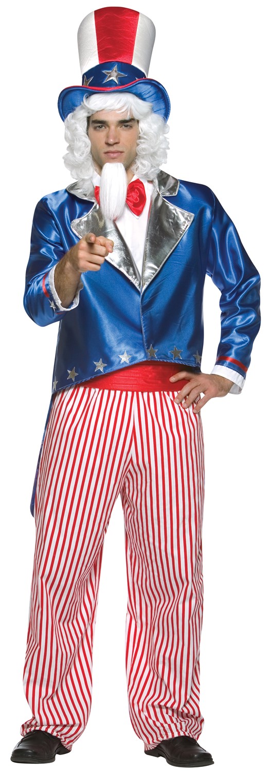 Rasta Imposta Uncle Sam Patriotic Kostüm Einheitsgröße