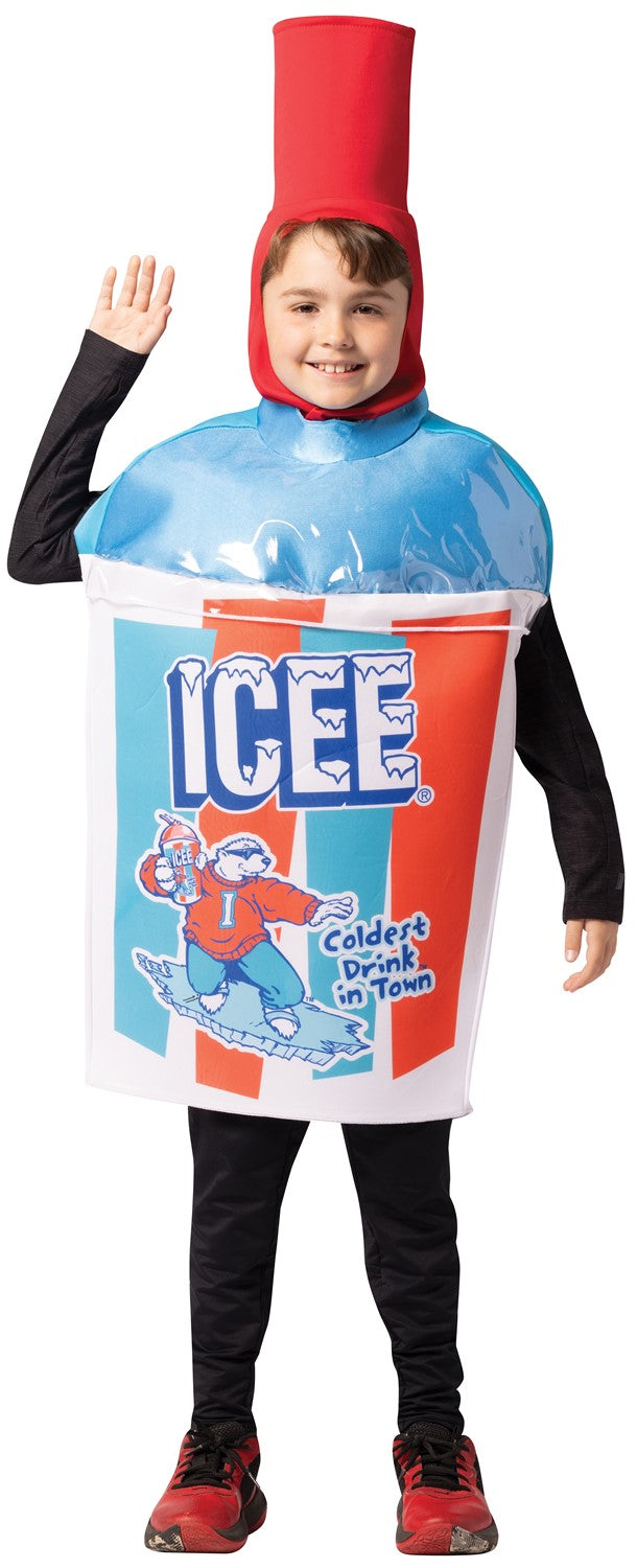 Rasta Imposta ICEE Blue Kostüm Kinder 7-10 Tunikakostüm blau