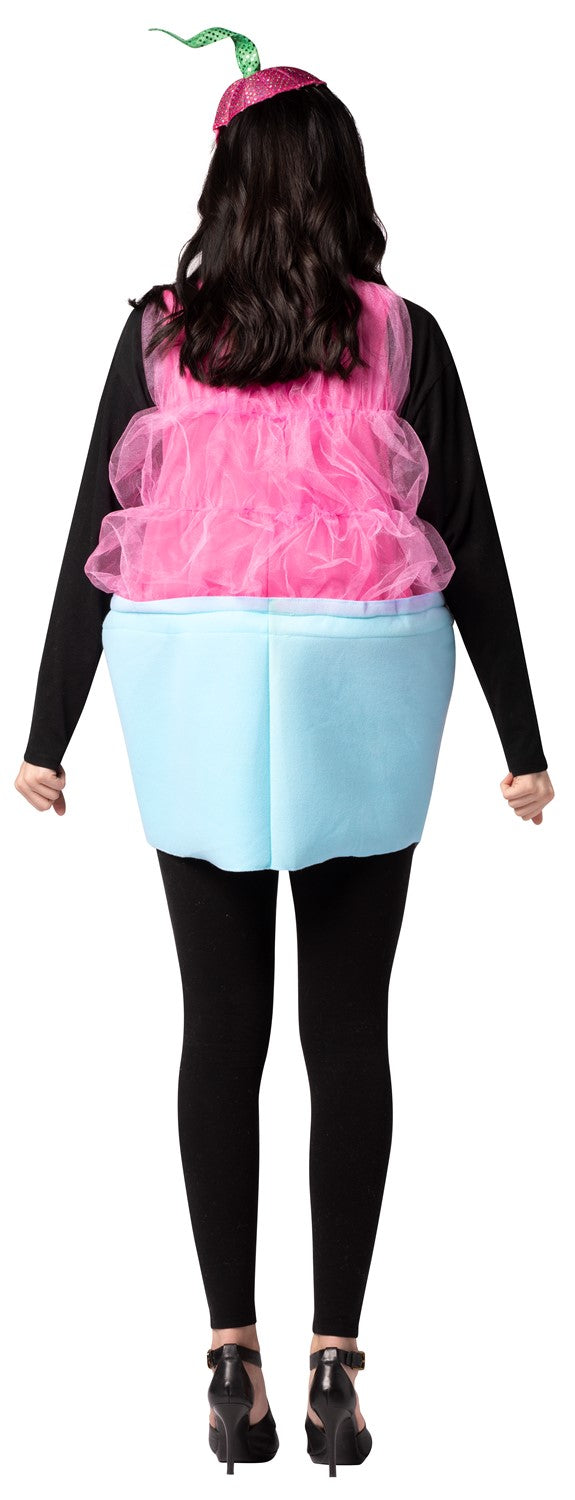 Rasta Imposta Cupcake Kostüm pink blau Einheitsgröße