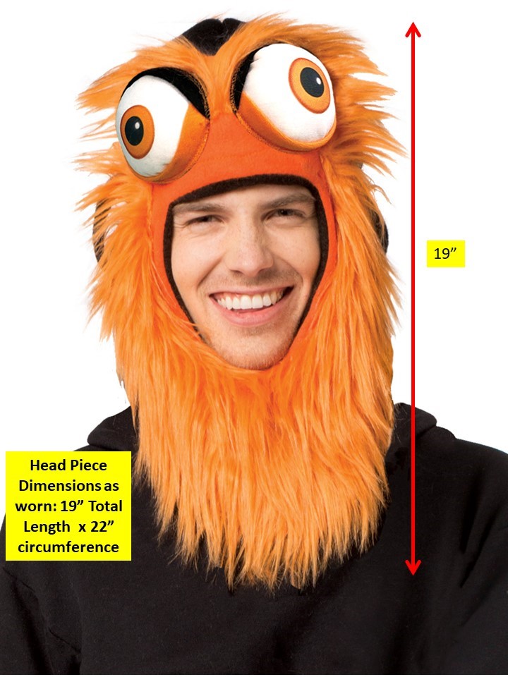 Rasta Imposta NHL Gritty Ski Hat Mütze Einheitsgröße Orange