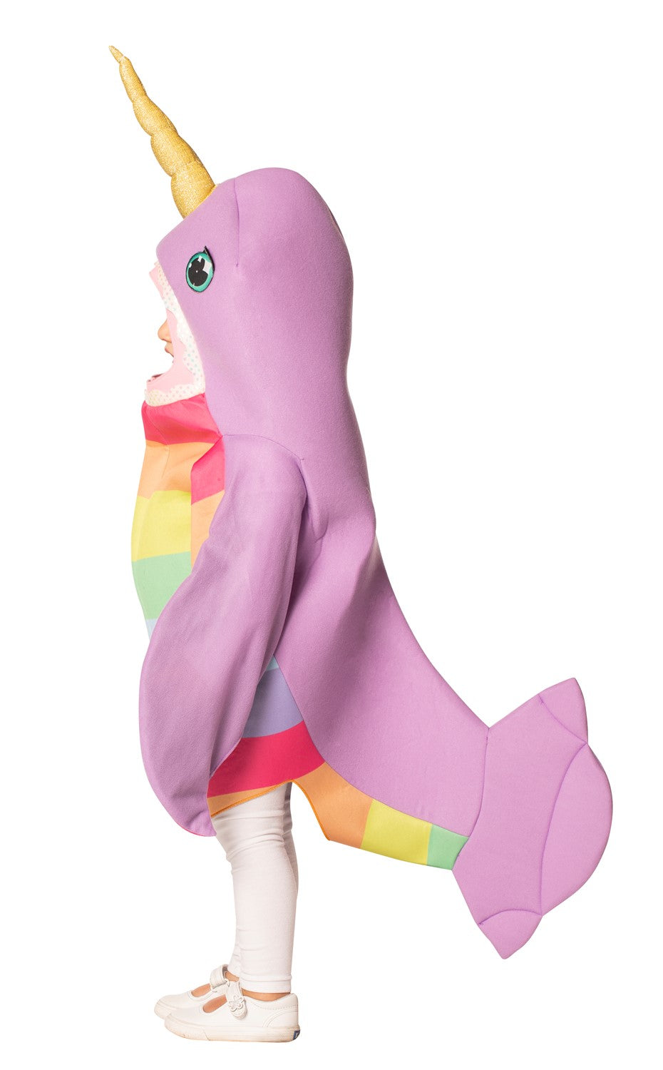 Rasta Imposta Magical Narwhal Kostüm Kinder Tunika Gr. 3-4
