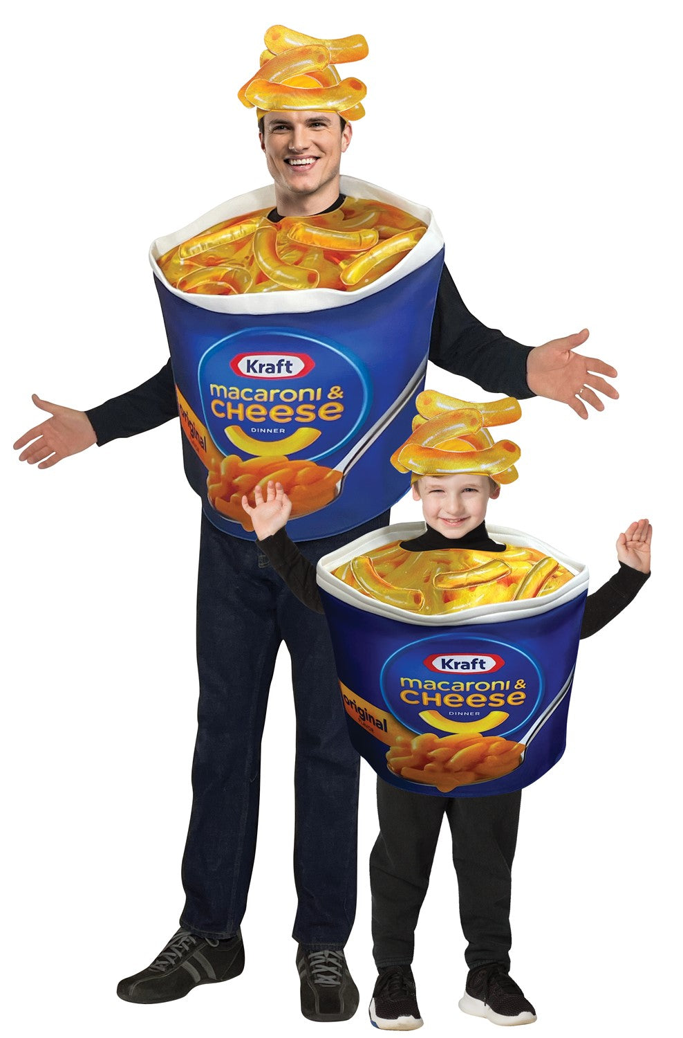 Rasta Imposta Kraft Mac & Cheese Kostüm Familien Set 2er