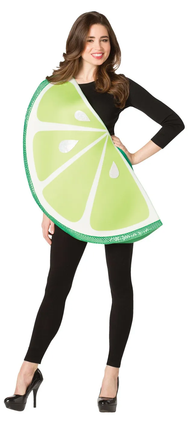 Rasta Imposta Lime Slice Kostüm Limette One Size Tunika