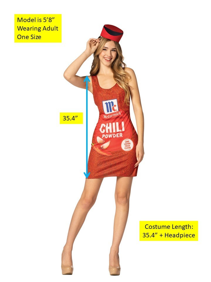 Rasta Imposta McCormick Chili Spice Kleid Kostüm 2-8