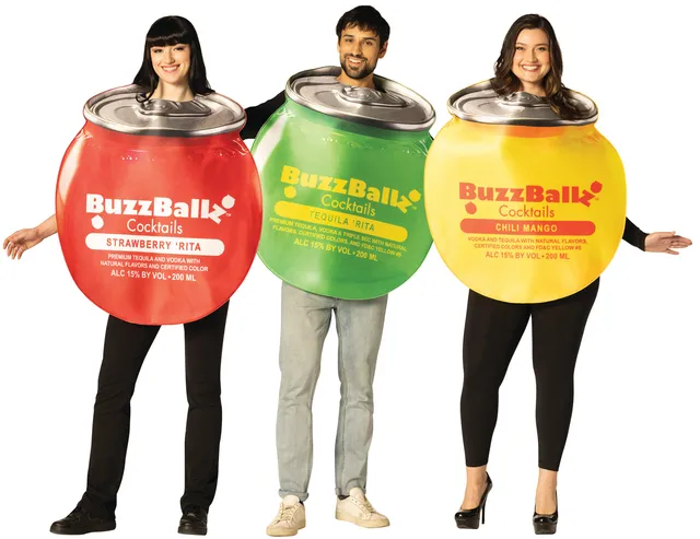Rasta Imposta BuzzBallz Rita Gruppenkostüm 3er One Size
