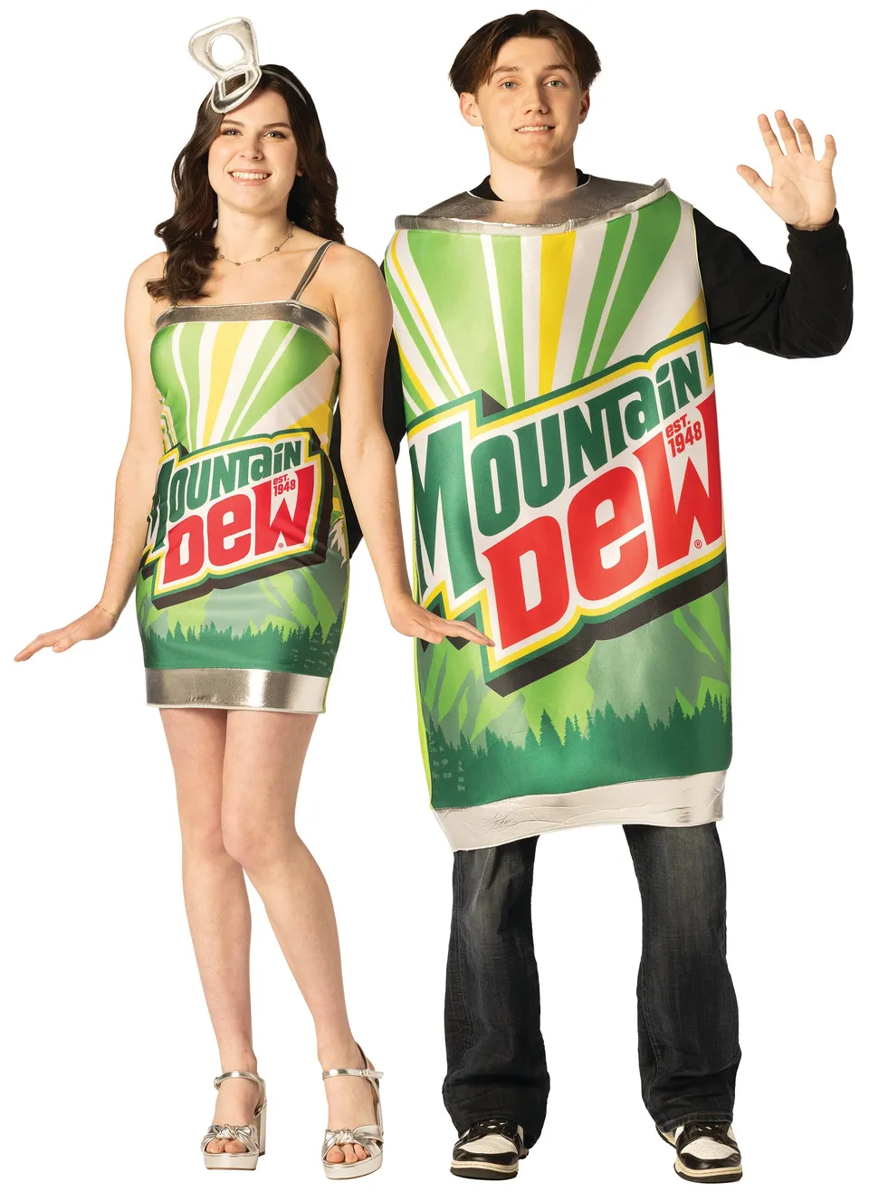 Rasta Imposta Dew Me Twice Mountain Dew Paarkostüm M / OS