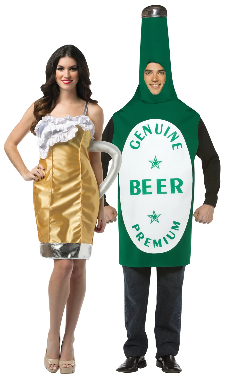 Rasta Imposta Beer Bottle Mug Partnerkostüm 2-tlg