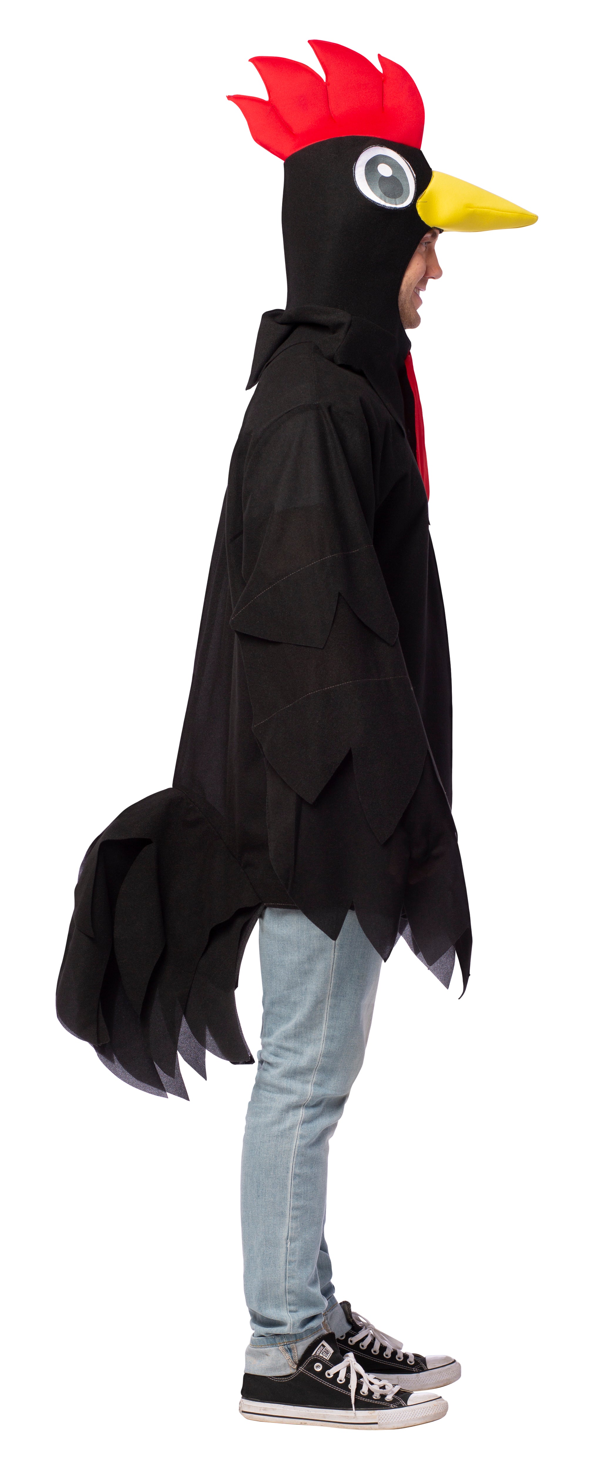 Rasta Imposta Big Black Rooster Kostüm One Size Schwarz