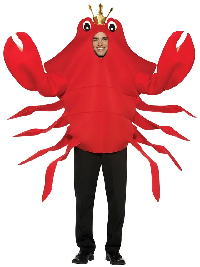 Rasta Imposta King Crab Kostüm Erwachsene One Size Rot