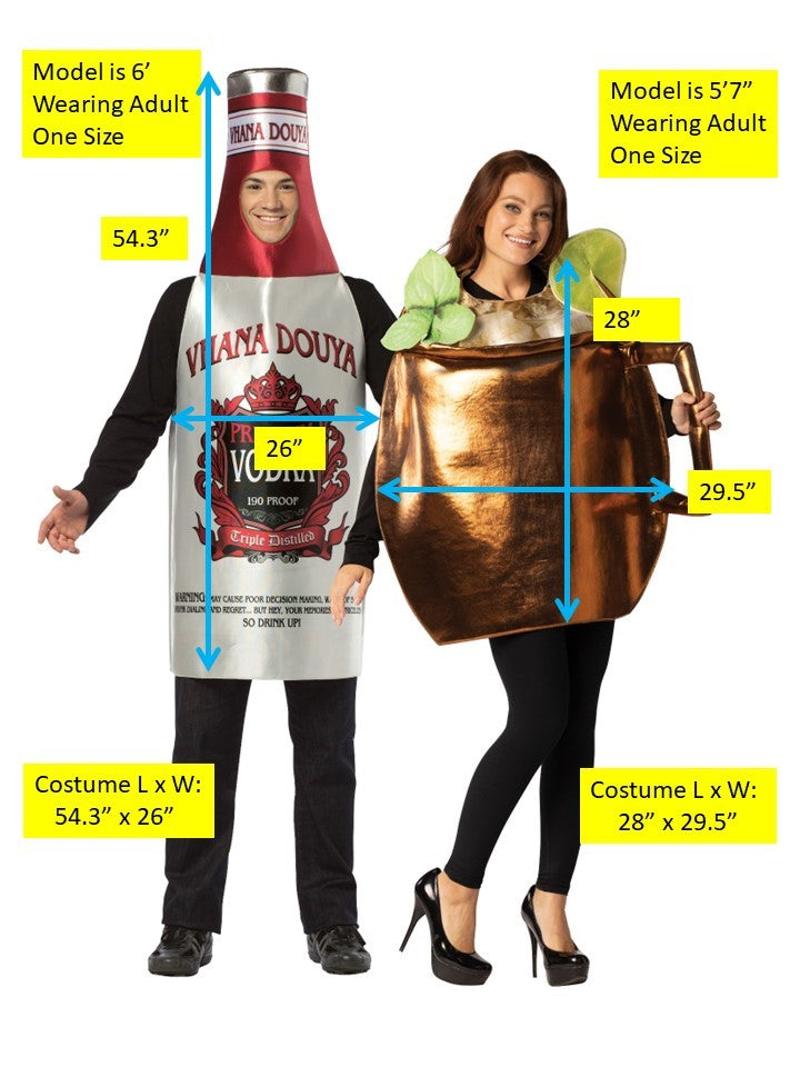 Rasta Imposta Moscow Mule Vodka Paarkostüm One Size
