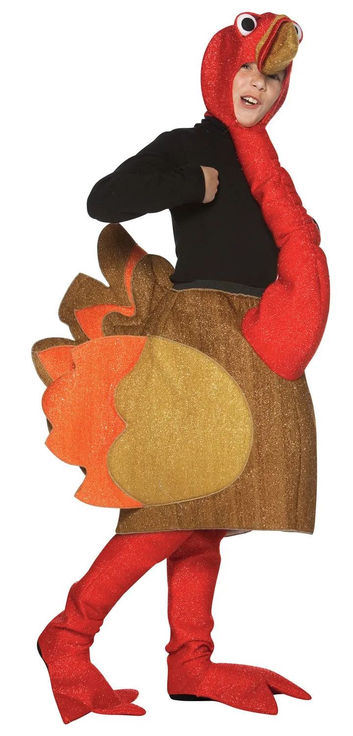 Rasta Imposta Thanksgiving Turkey Kinder Kostüm Braun 7-10