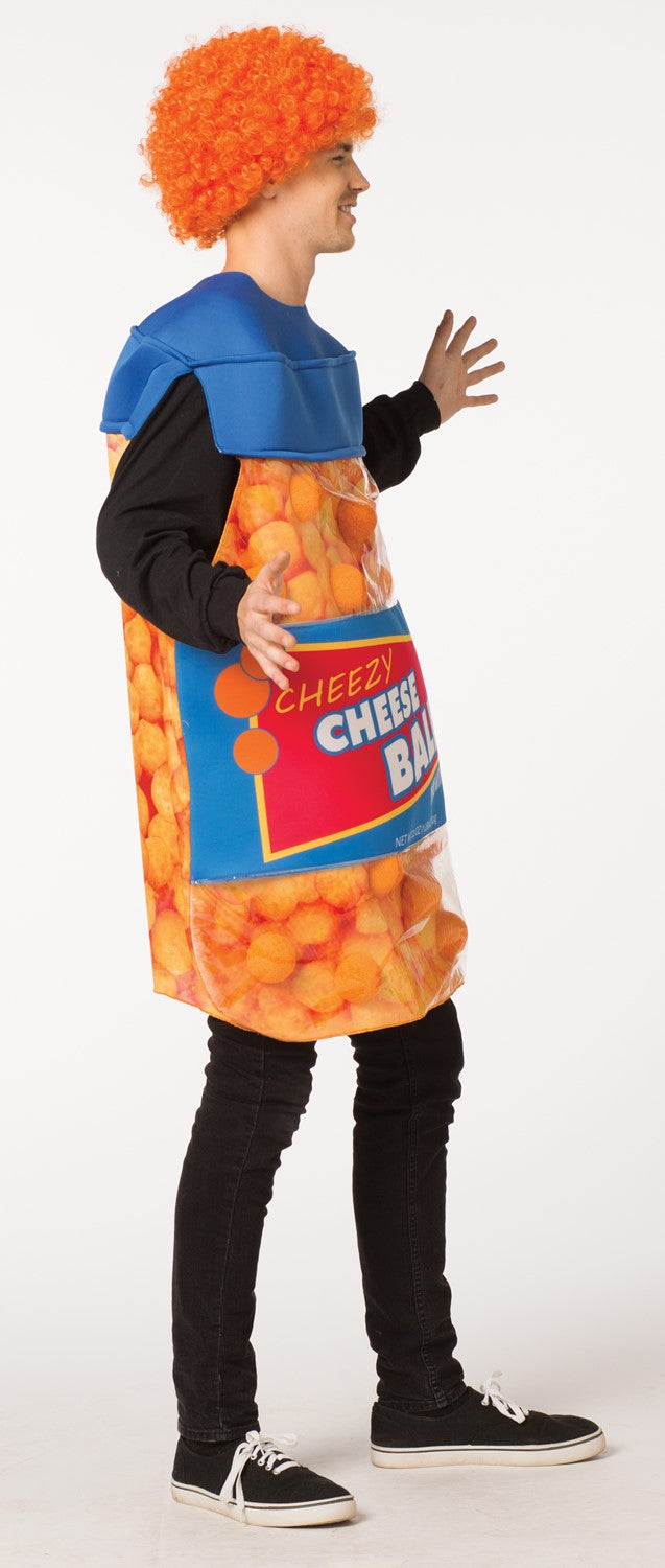 Rasta Imposta Cheeseballs Snack Kostüm Gelb Einheitsgröße Tunika