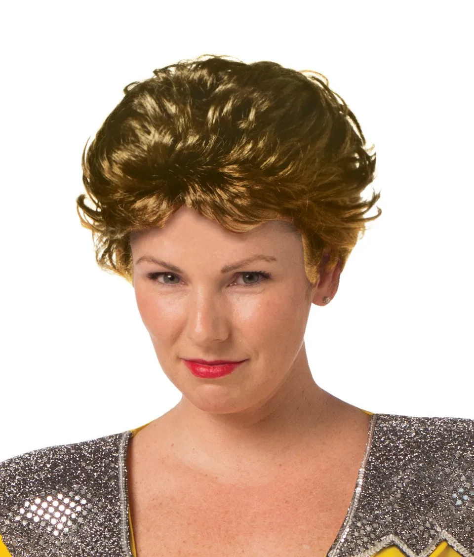 Rasta Imposta 80's Big Hair Perücke Bob Braun Damen