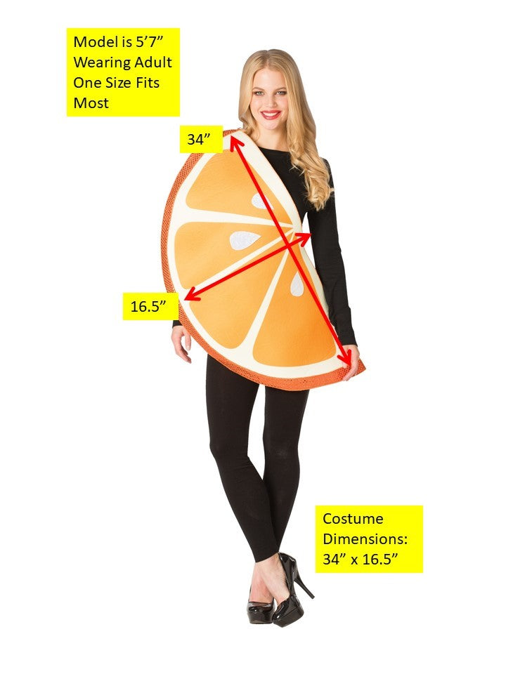 Rasta Imposta Orange Fruit Slice Kostüm One Size Frucht
