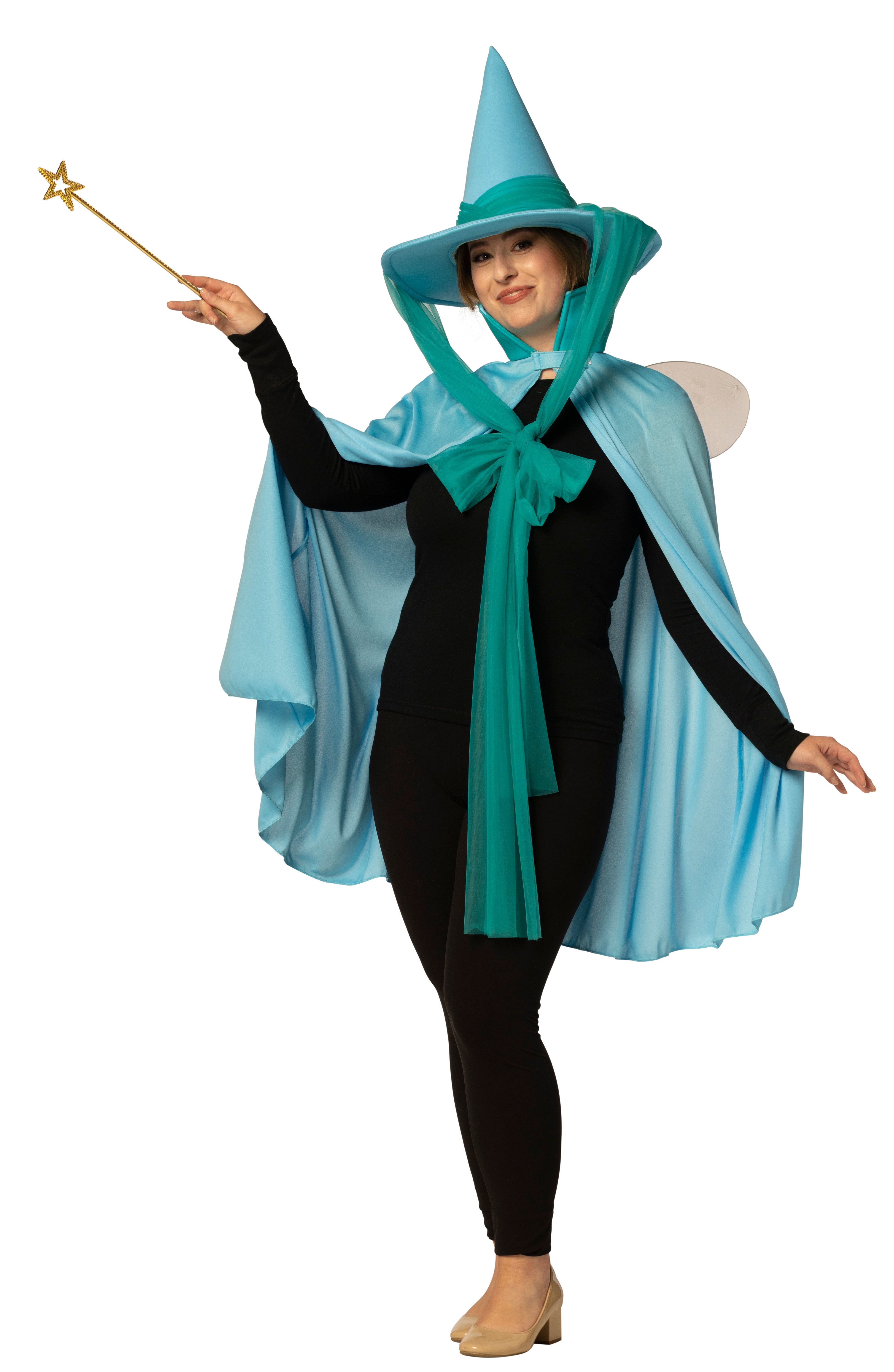 Rasta Imposta Fairy Godmother Kostüm Blau Einheitsgröße Set