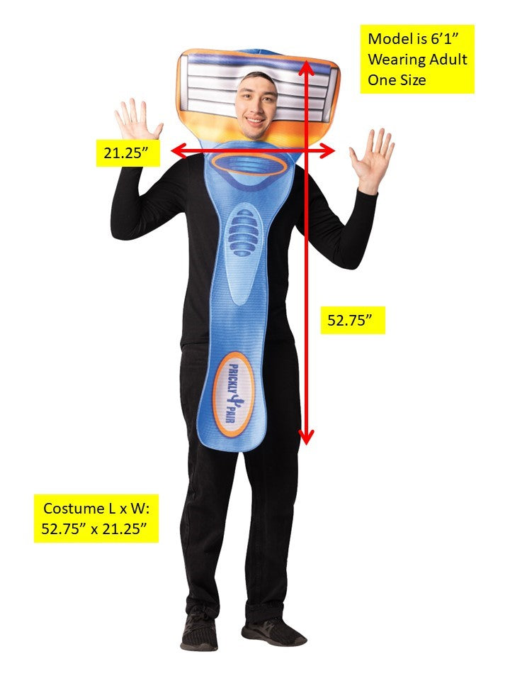Rasta Imposta Blue Razor Halloween-Kostüm Einheitsgröße