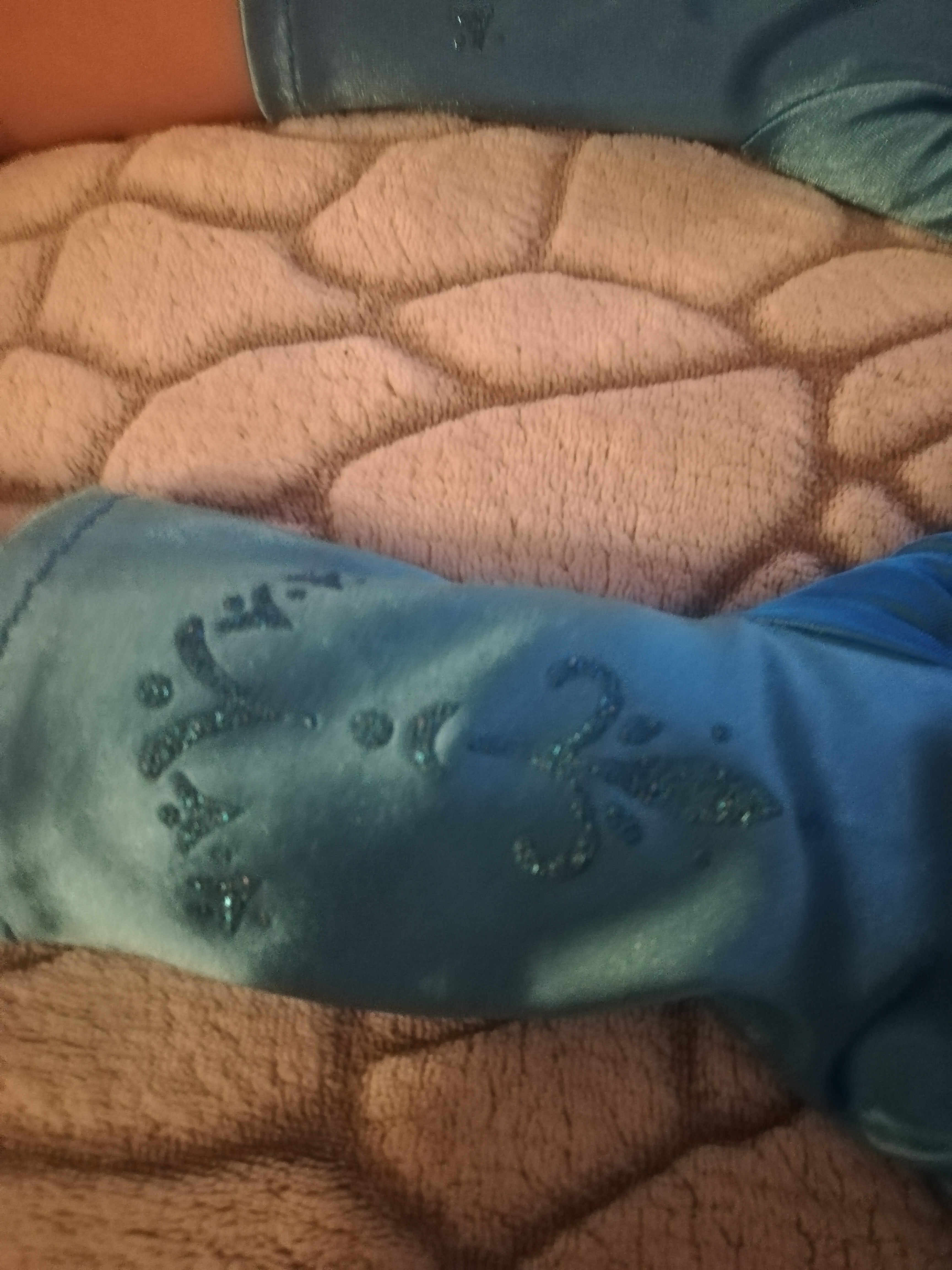 Katara 1098 Elsa Handschuhe Mädchen Kostüm Blau 1 Paar