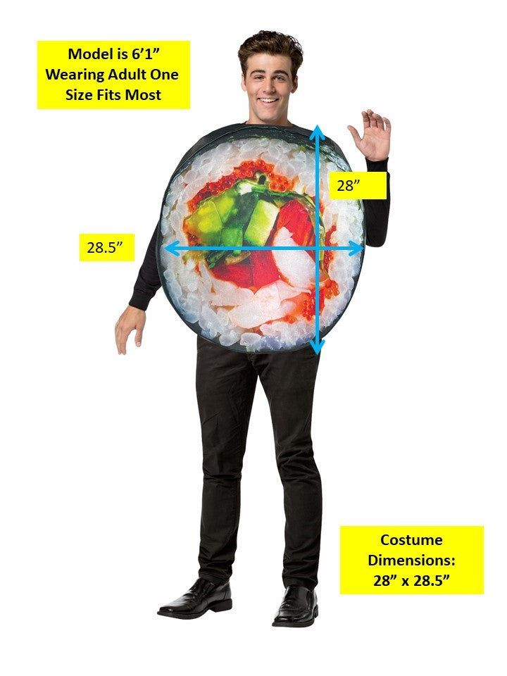 Rasta Imposta Get Real Sushi Roll Kostüm Erwachsene Einheitsgröße