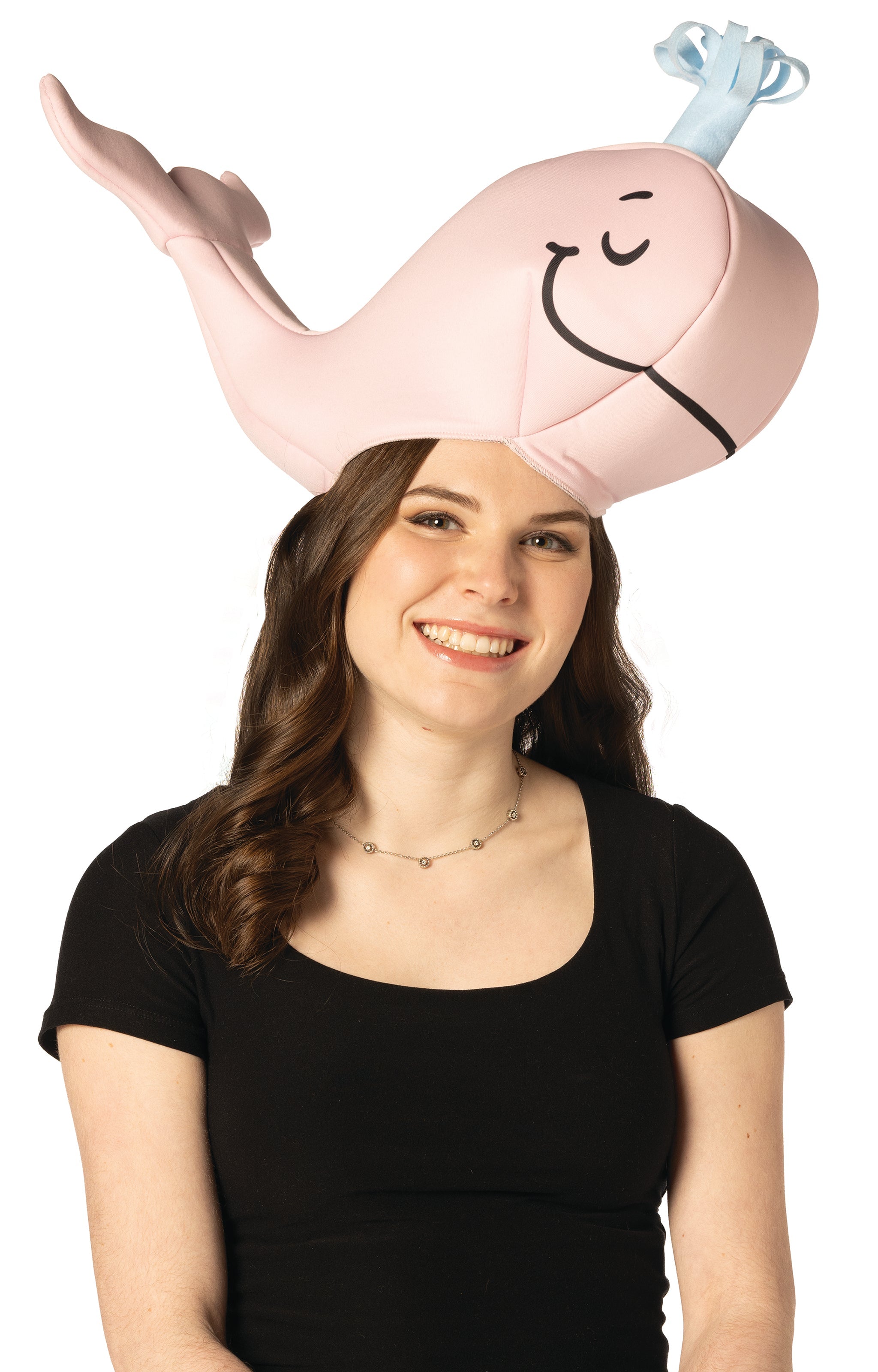 Rasta Imposta Pink Whale Hut Kostüm One Size Schaum