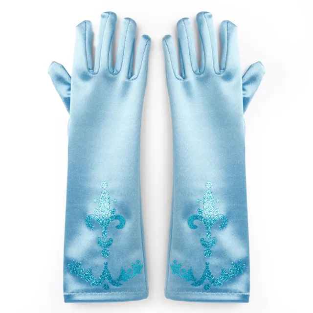 Katara 1098 Elsa Handschuhe Mädchen Kostüm Blau 1 Paar